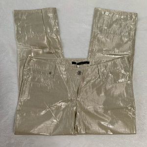 Loops by Robert In’t Veld metallic Capri pants